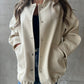 bomber jacket beige