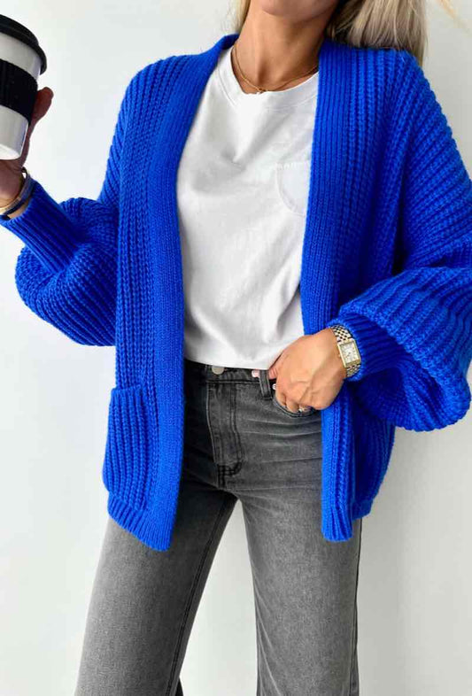 royal blue wollen vest