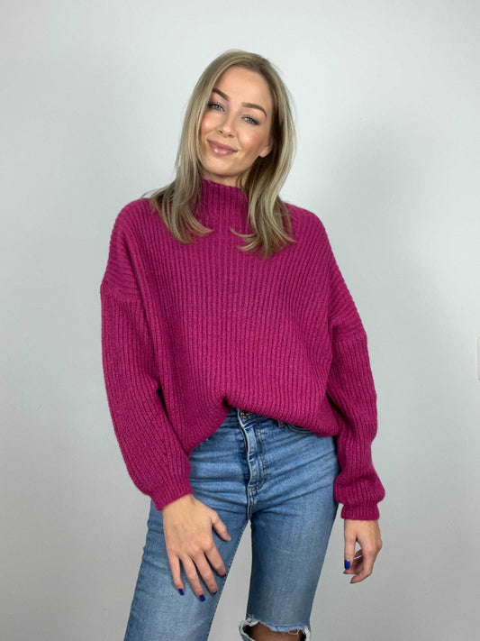 Comfy Sweater Fuchsia